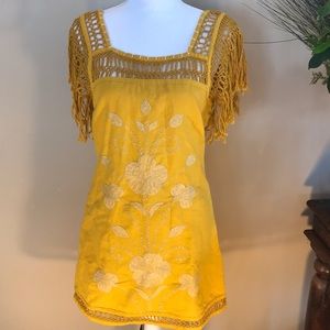 Free people dress with flower embroidery